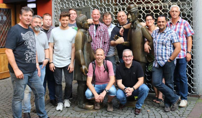 13 Gesellschafter bei der Brauhaustour